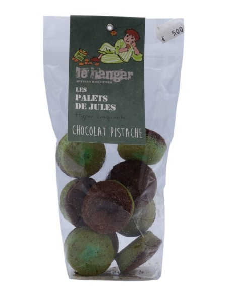 Les Palets de Jules Chocolat Pistache