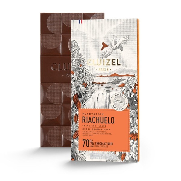 Tablette Plantation Riachuelo noir 70%