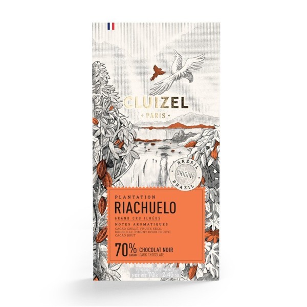 Tablette Plantation Riachuelo noir 70%