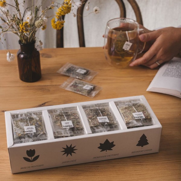 Coffret 32 sachets d'infusions Bio - 4 Saisons