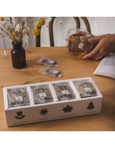 Coffret 32 sachets d'infusions Bio - 4 Saisons