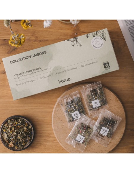 Coffret 32 sachets d'infusions Bio - 4 Saisons