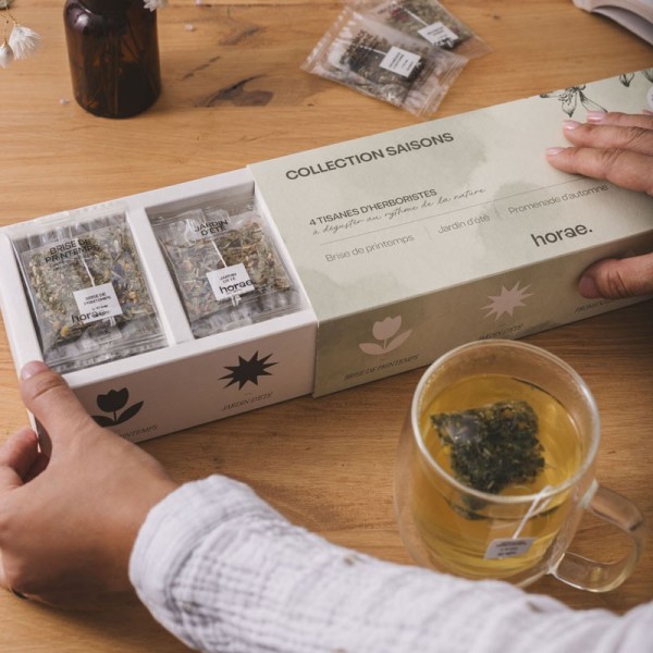 Coffret 32 sachets d'infusions Bio - 4 Saisons