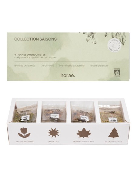 Coffret 32 sachets d'infusions Bio - 4 Saisons