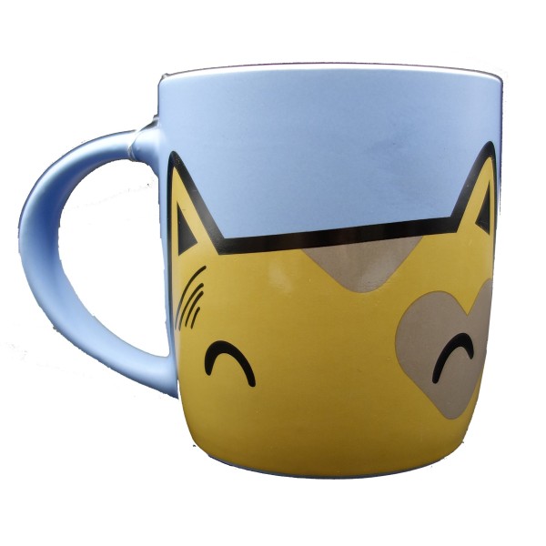 Mug Bleu – Chat Malicieux – Contenance 25 à 30 cl