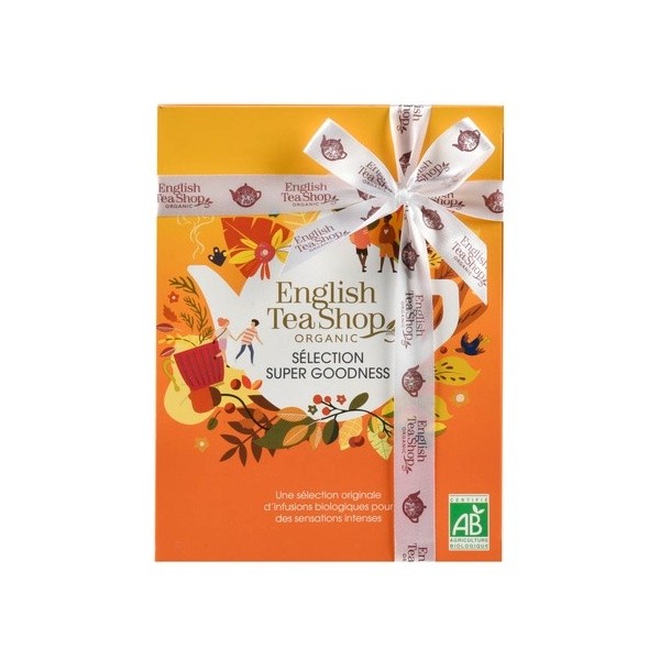 Coffret Cadeau de Thés Prismes Super Goodness Bio – 12 sachets