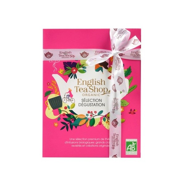 Coffret Cadeau Thés & Infusions Prismes Dégustation Bio – 12 Sachets