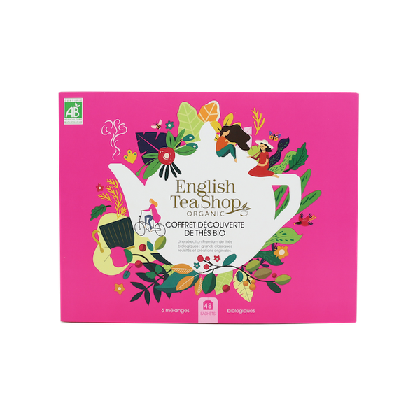 Coffret Découverte de Thés Bio – 48 sachets