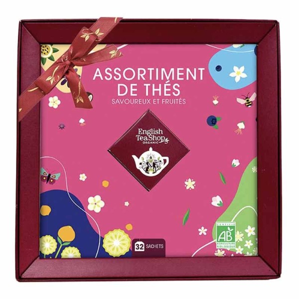 Coffret Assortiment de Thés Bio – 32 sachets