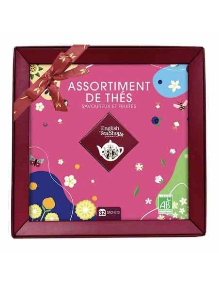 Coffret Assortiment de Thés Bio – 32 sachets