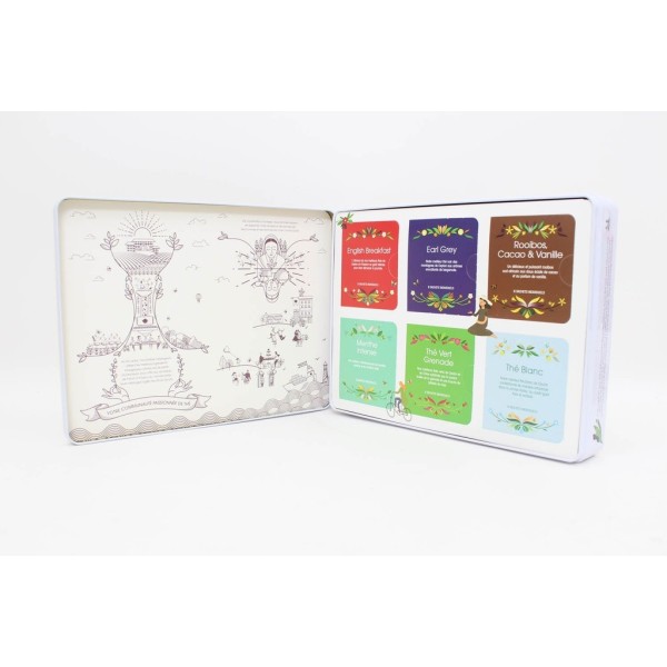Coffret Luxe de Thés & Infusions Bio – 36 sachets