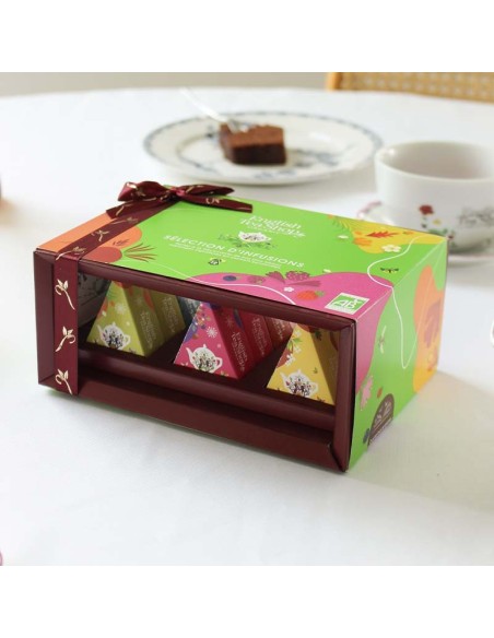 Coffret Prismes Infusions Bio 12 sachets | English Tea Shop