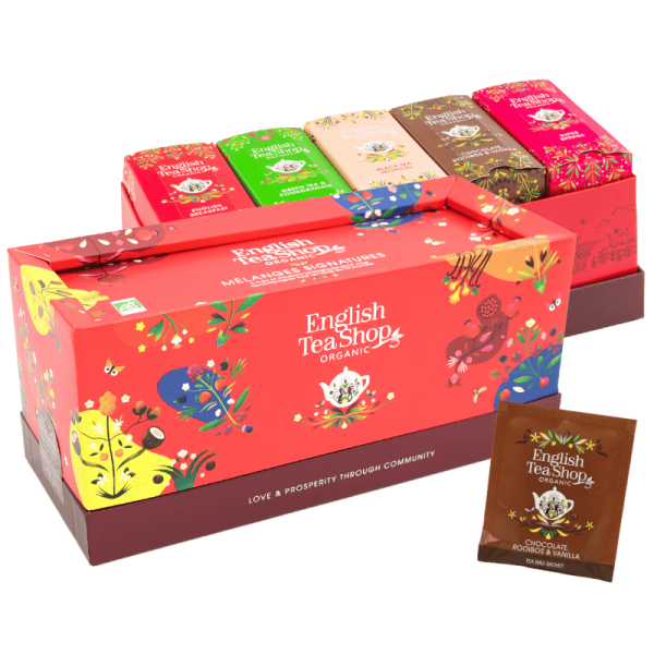 Coffret Cadeau de Thés & Infusions Mélanges Signatures Bio – 40 sachets
