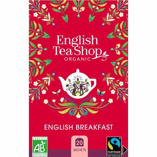 Thé Noir English Breakfast Bio 20 sachets | English Tea Shop