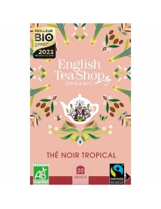 Thé Noir Tropical Bio Mangue Coco 20 sachets | English Tea Shop