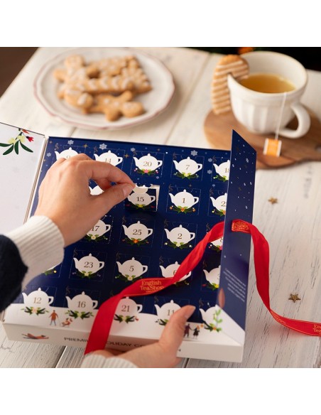 Calendrier de l’Avent Livre Bleu Bio – 25 sachets | English Tea Shop