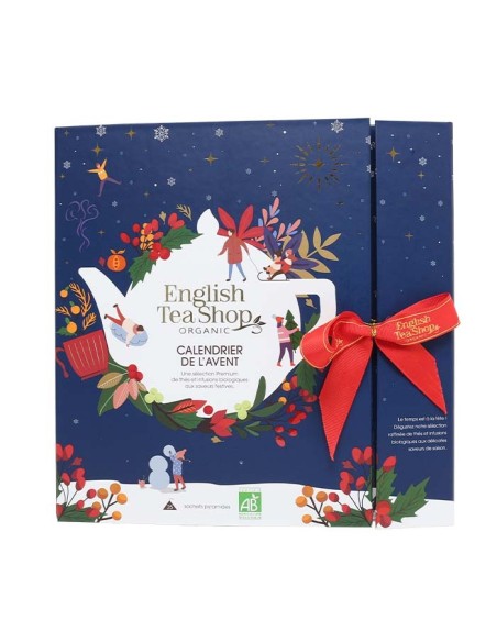 Calendrier de l’Avent Livre Bleu Bio – 25 sachets | English Tea Shop